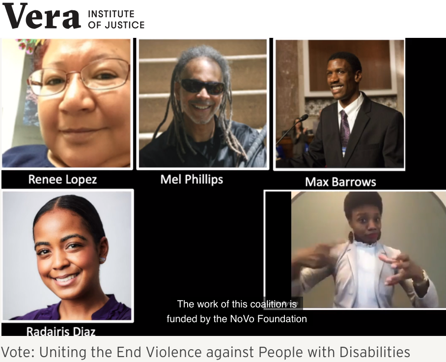 Vote: Uniting the End Violence against People with Disabilities