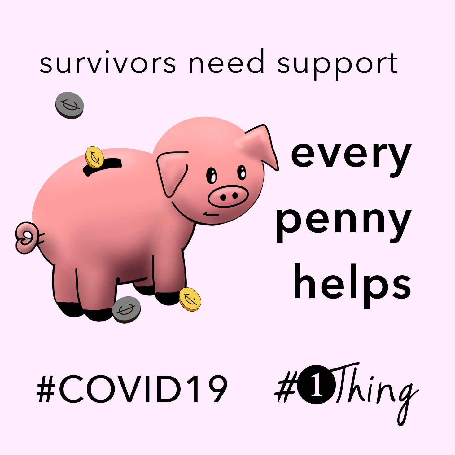 survivors need support. every penny helps
